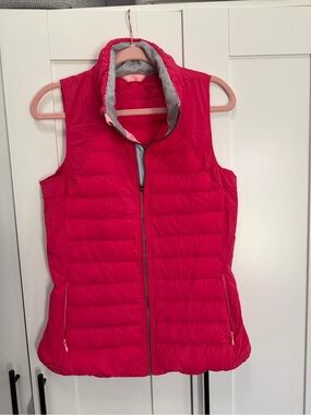 lululemon athletica Hot Pink Quilted Puffer Vest